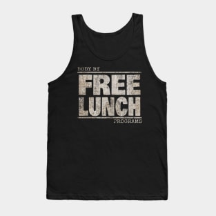 Body By FREE LUNCH Programs - Pattern Distress Tank Top